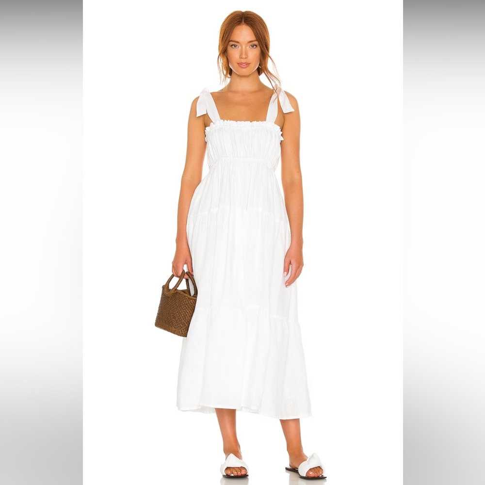 Faithfull the Brand Bellamy Linen Dress
